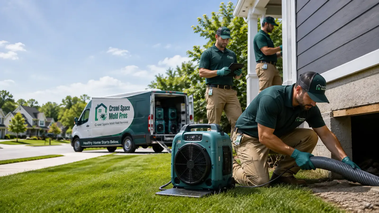 Crawl Space Mold Removal in Ord, NE